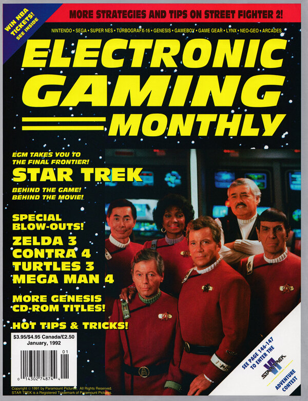 Electronic Gaming Monthly Issue 30 (January 1992) cover